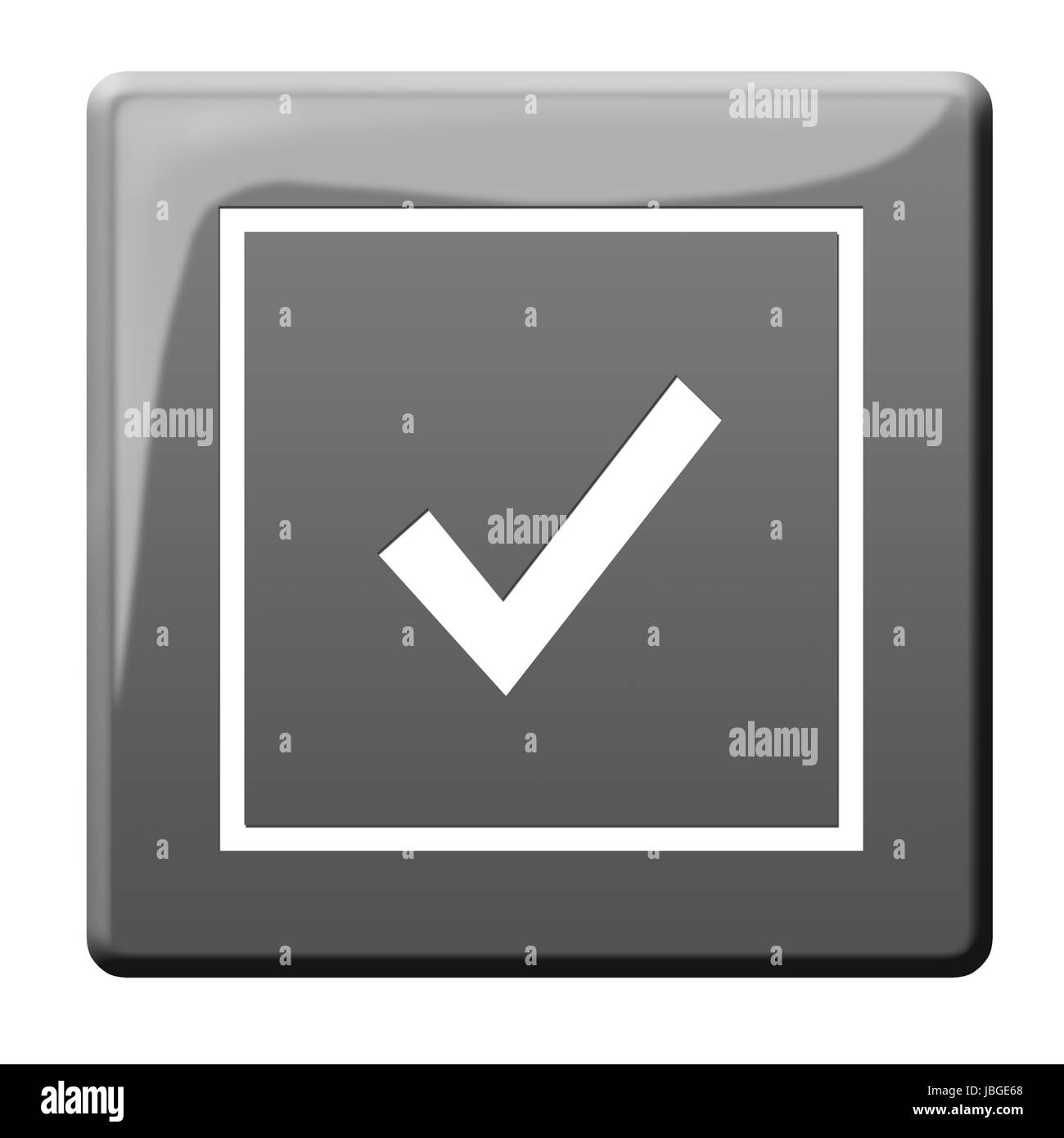 pulsante OK Foto Stock