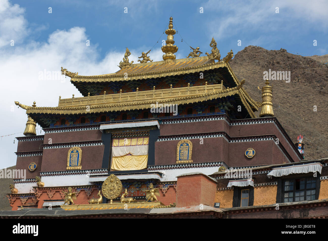 Il monastero di Palkhor nella provincia del Tibet in Cina Foto Stock