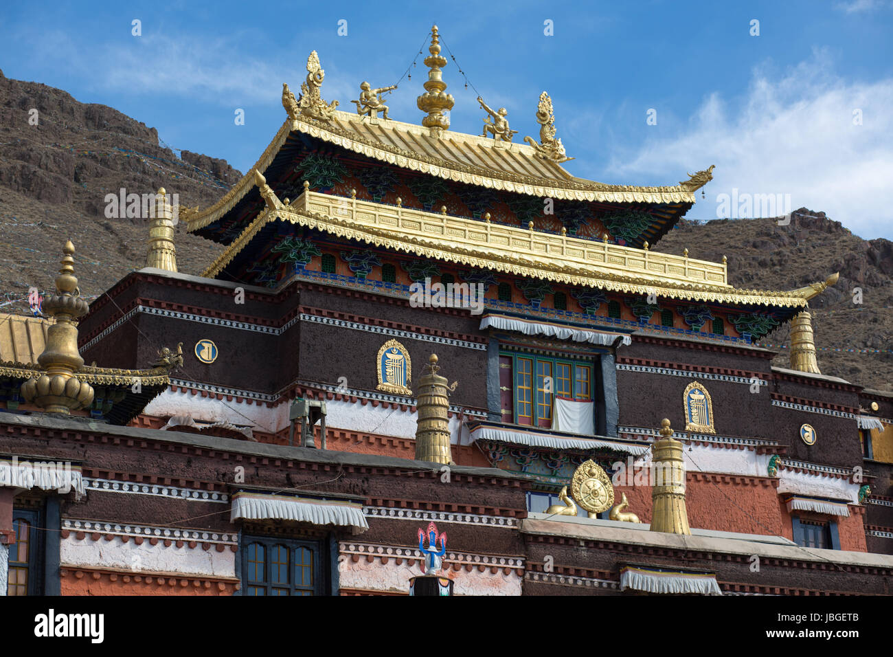 Il monastero di Palkhor nella provincia del Tibet in Cina Foto Stock