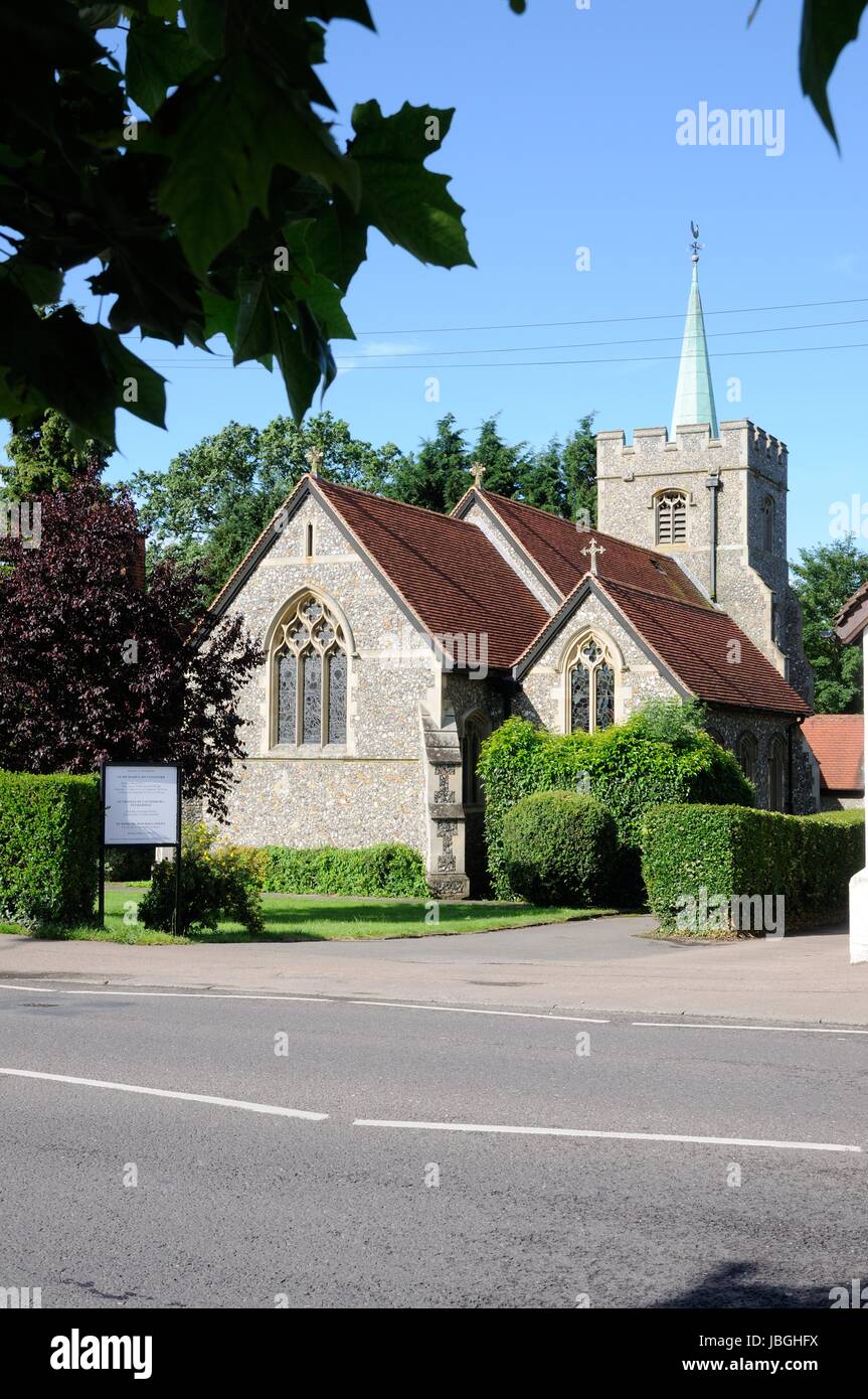St Richard di Chichestrer RC Chiesa, Station Road, Buntingford, Hertfordshire Foto Stock