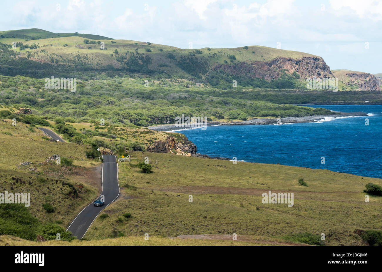Il pi'ilani autostrada la strada da Hana round a sud di Maui, Hawaii Foto Stock