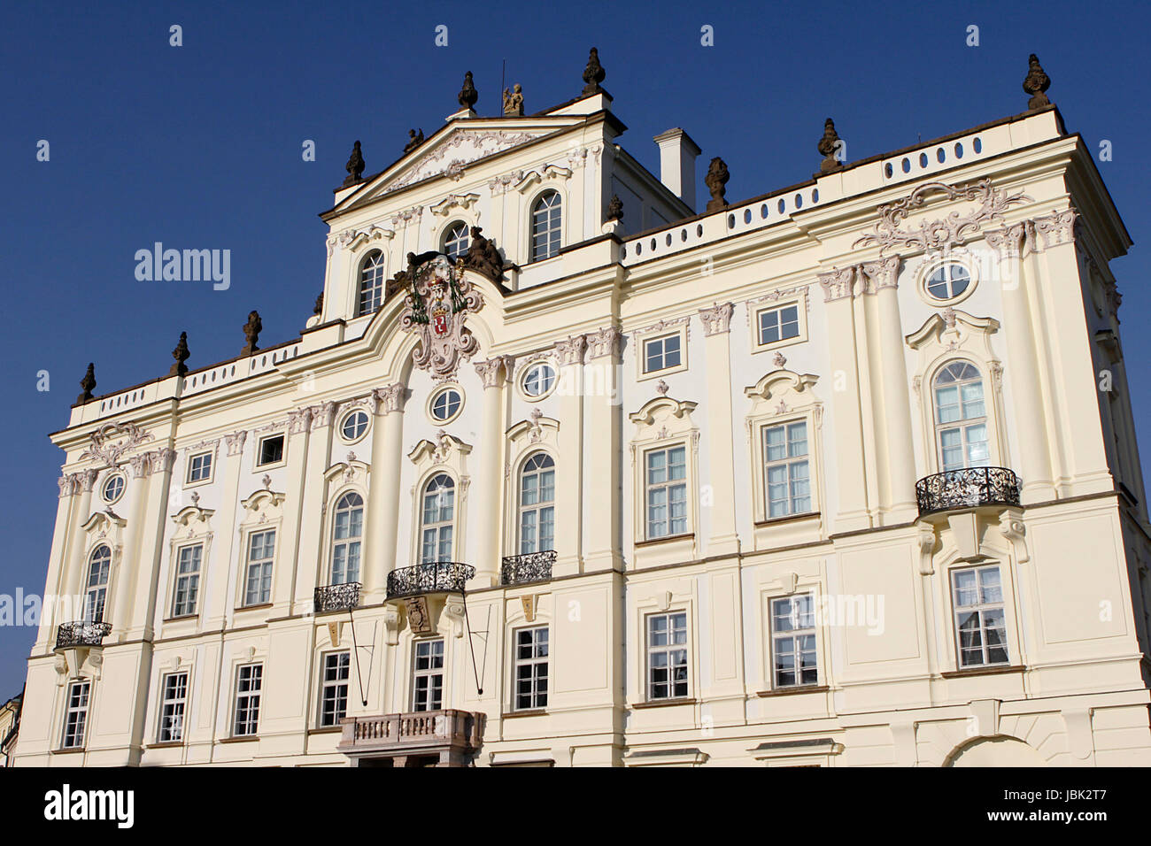 Palazzo Arcivescovile del Castello di Praga Foto Stock