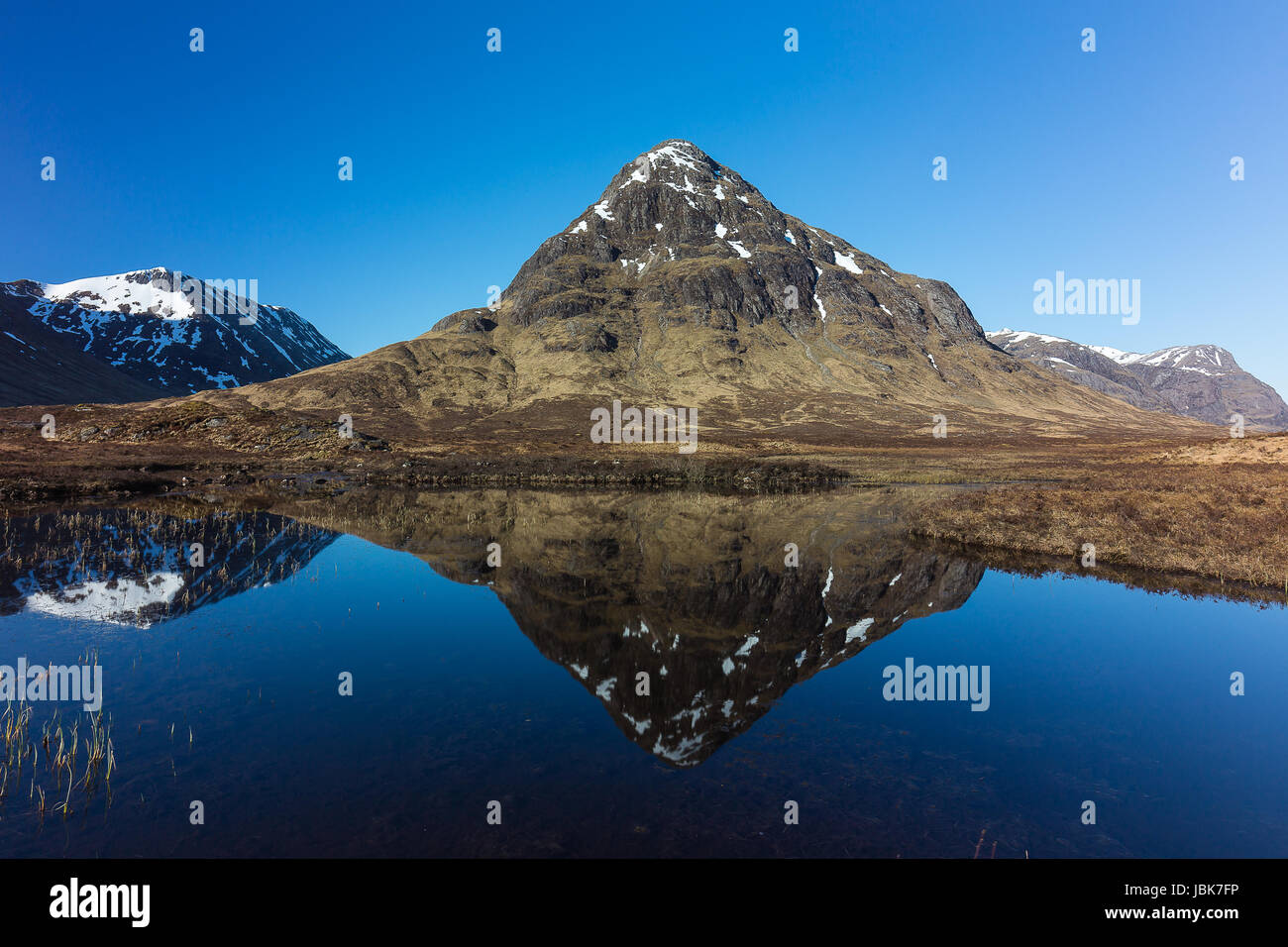 Stob Coire Raineach, Buachaille Etive Beag Foto Stock