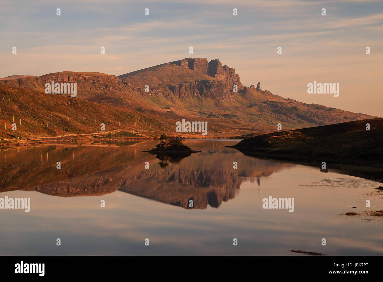 Alba sul Storr, Isola di Skye Foto Stock