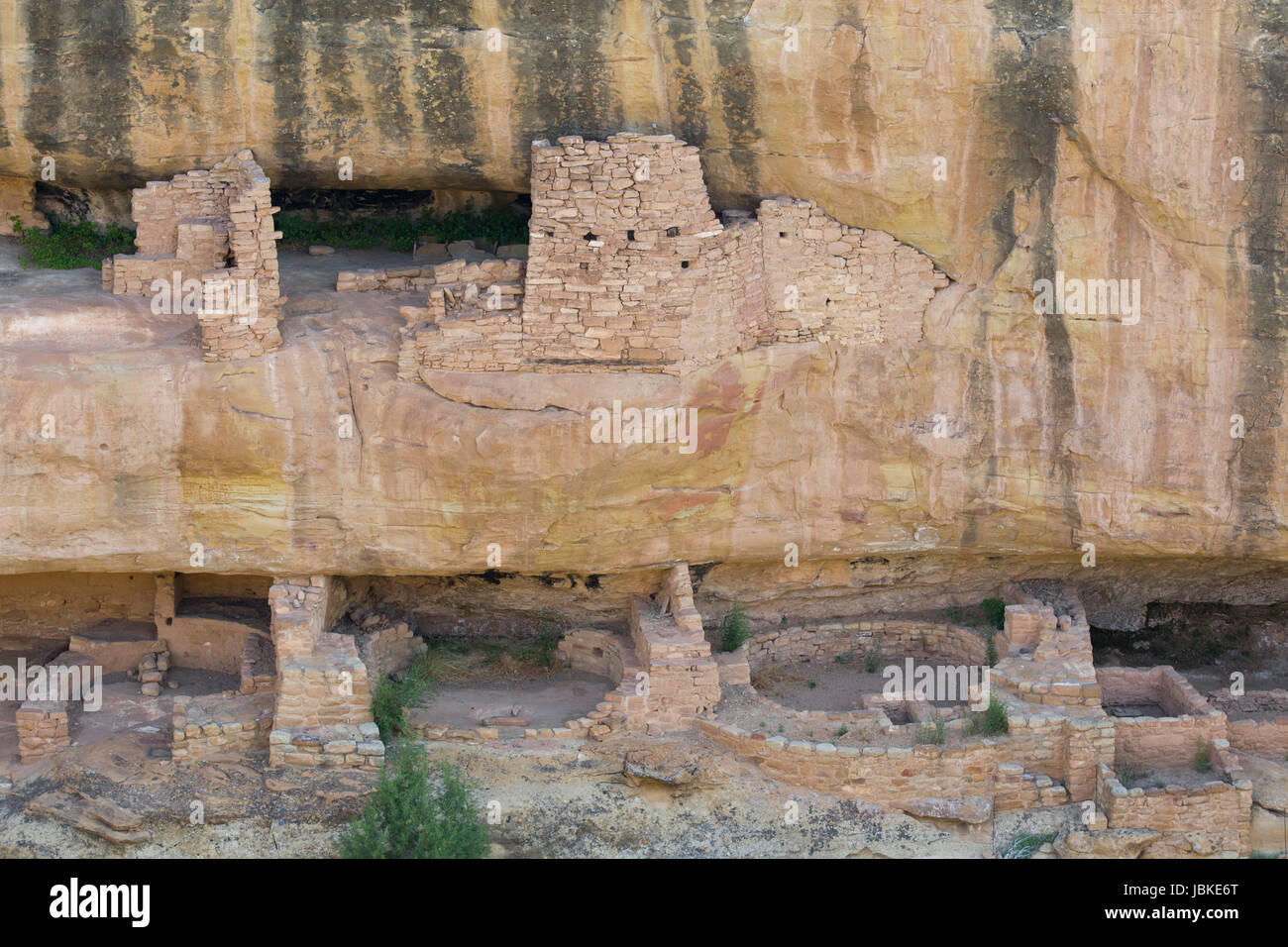 Fire Temple House, Mesa Verde National Park, sito Patrimonio Mondiale dell'UNESCO, Colorado, STATI UNITI D'AMERICA Foto Stock