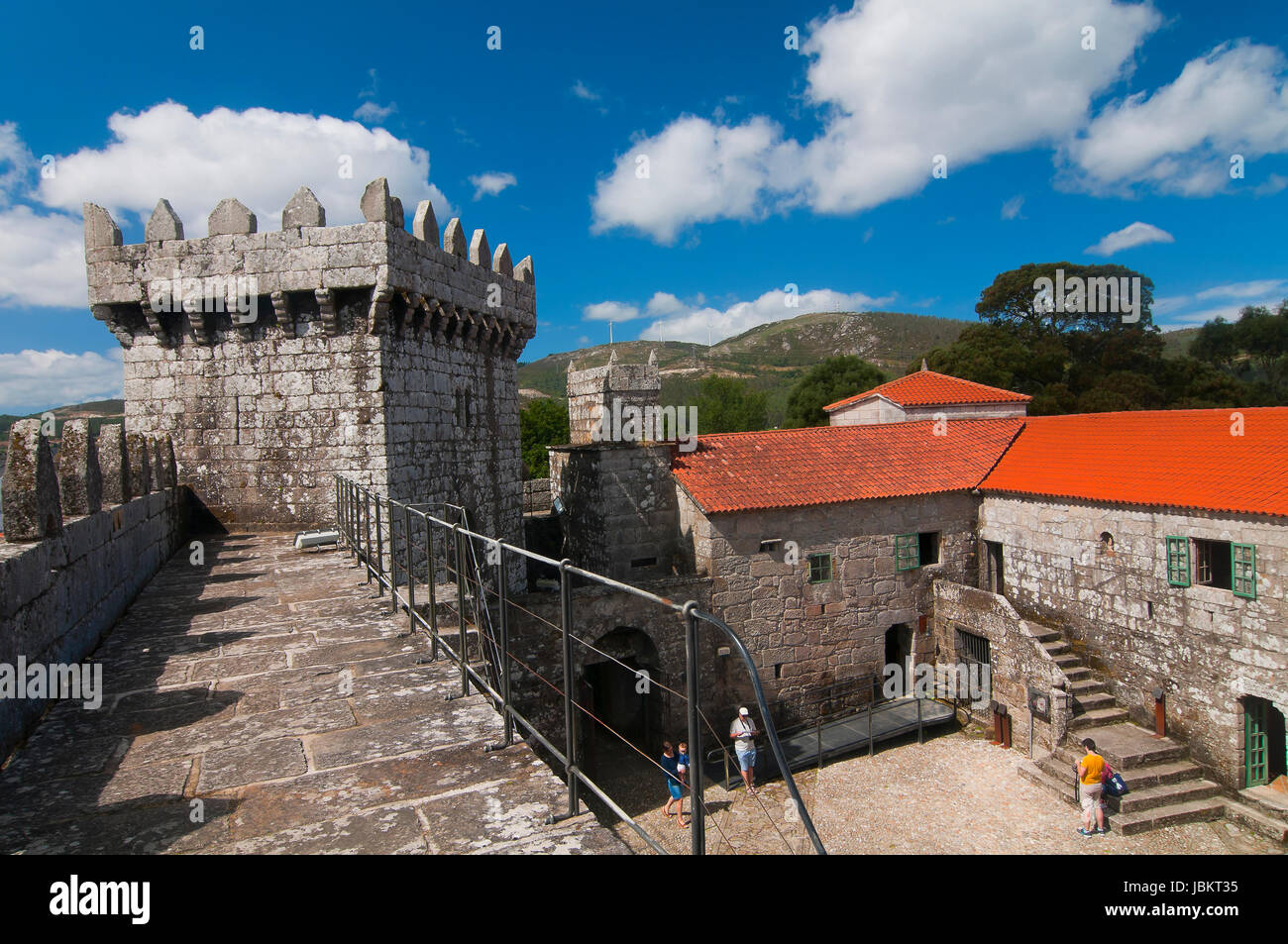 Castello di Vimianzo - XIII secolo, La Coruna provincia, regione della Galizia, Spagna, Europa Foto Stock