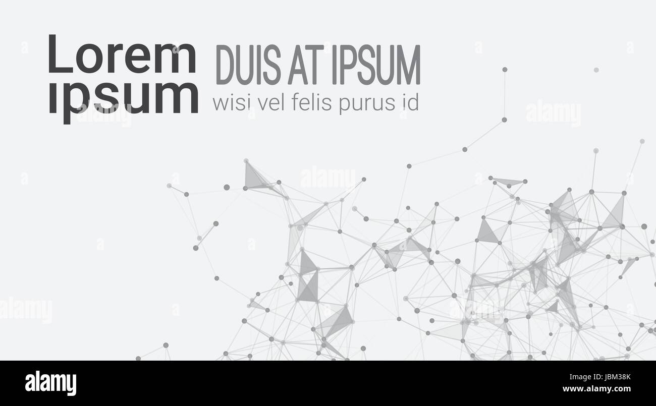 Astratta geometrica poligonale Banner di sfondo con spazio di copia Illustrazione Vettoriale