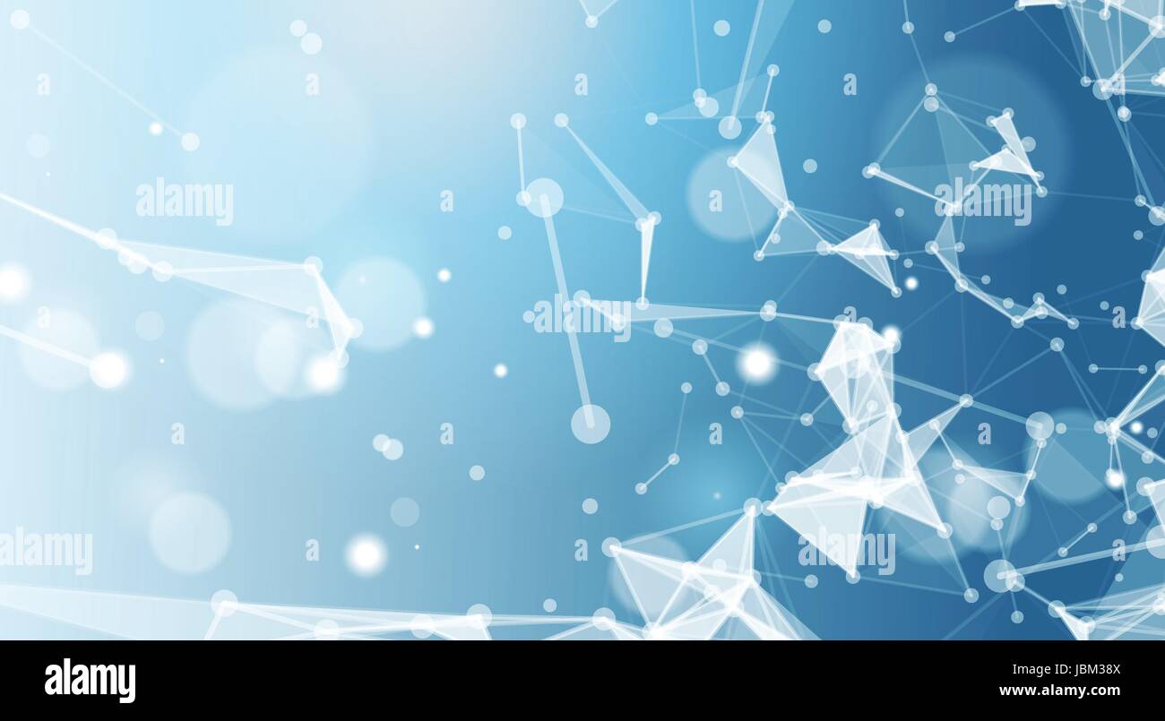 Astratta geometrica poligonale Banner di sfondo con spazio di copia Illustrazione Vettoriale