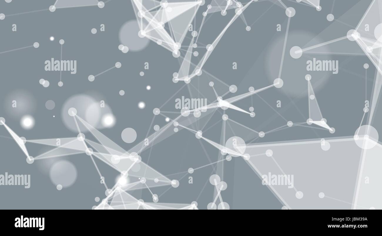 Astratta geometrica poligonale Banner di sfondo con spazio di copia Illustrazione Vettoriale