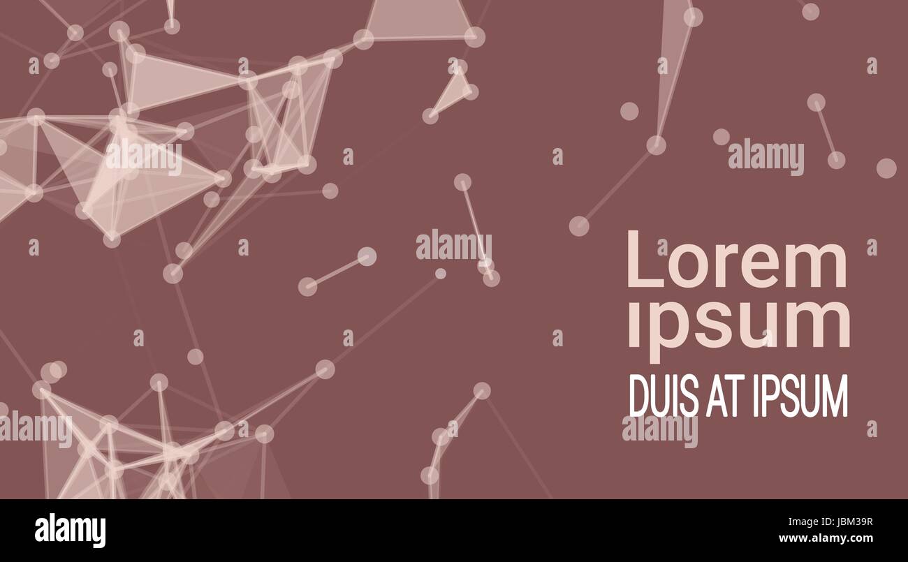 Astratta geometrica poligonale Banner di sfondo con spazio di copia Illustrazione Vettoriale