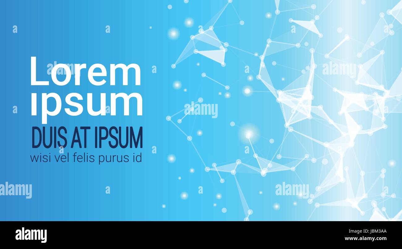 Astratta geometrica poligonale Banner di sfondo con spazio di copia Illustrazione Vettoriale