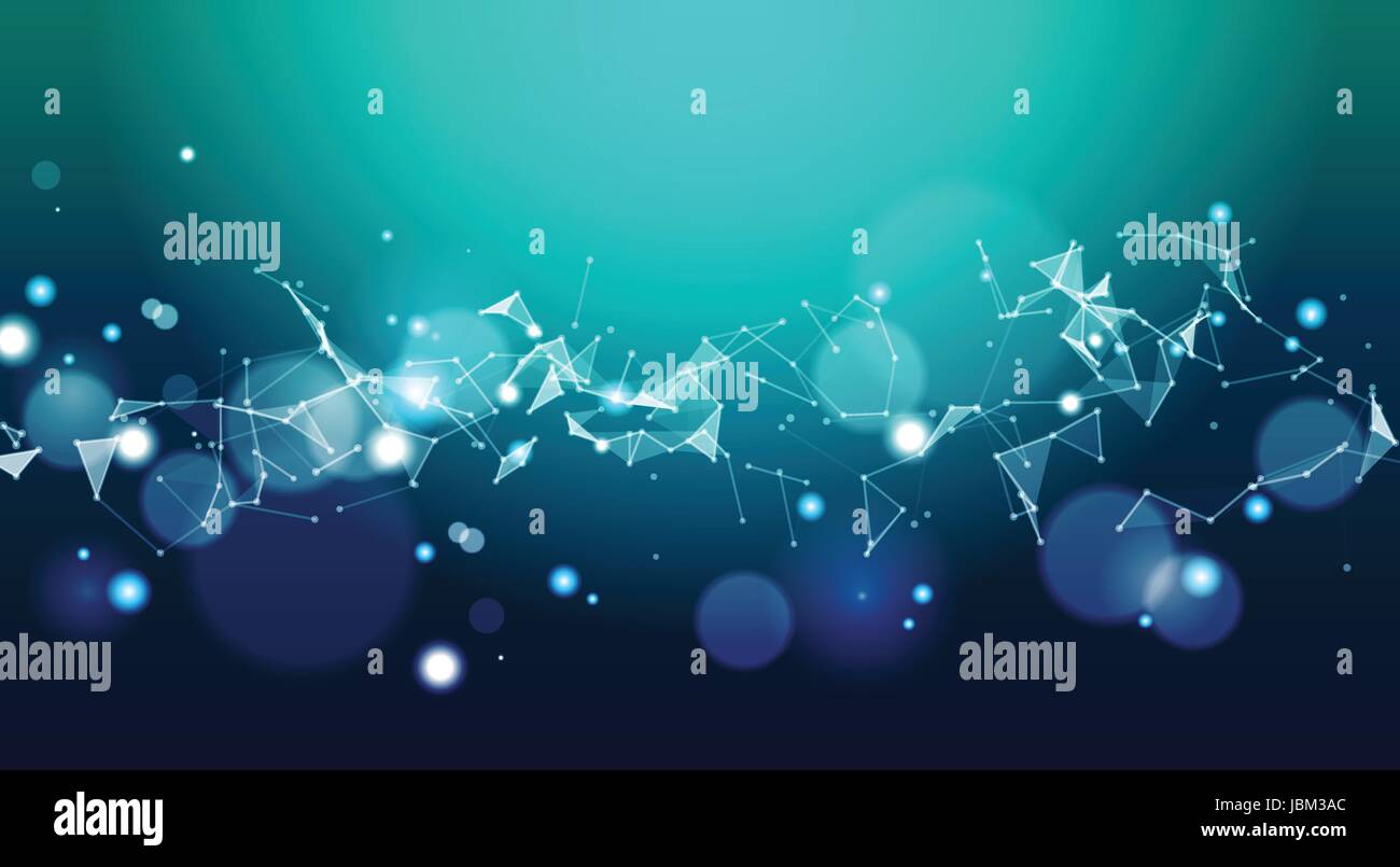 Astratta geometrica poligonale Banner di sfondo con spazio di copia Illustrazione Vettoriale