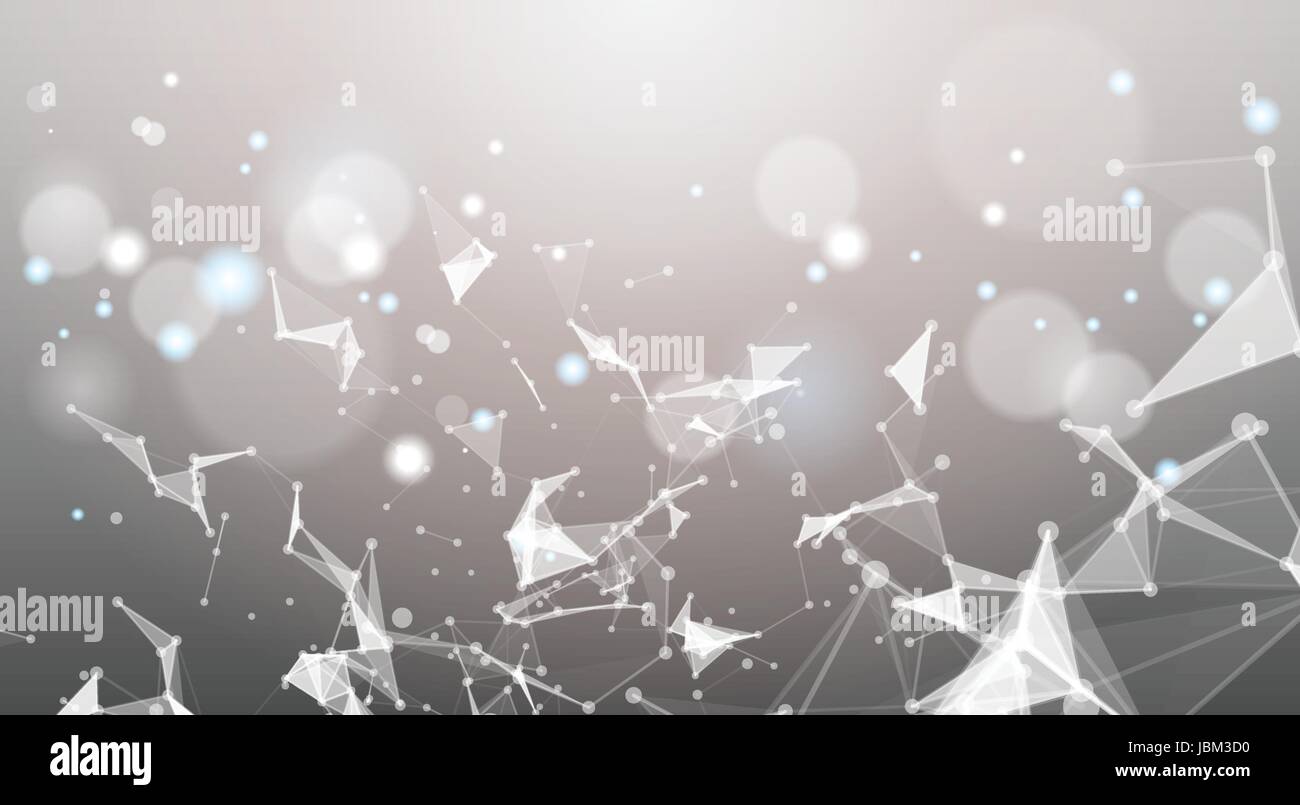 Astratta geometrica poligonale Banner di sfondo con spazio di copia Illustrazione Vettoriale