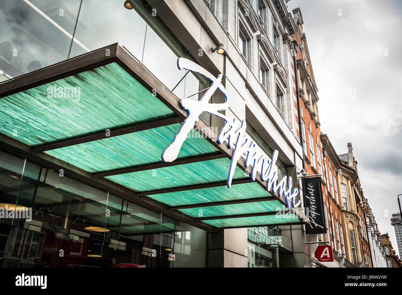 Paperchase Flagship Store su Tottenham Court Road, Londra, Inghilterra, Regno Unito Foto Stock