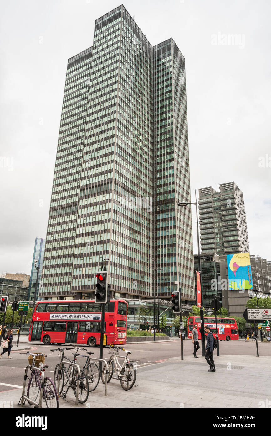 La torre di Euston su Euston Road, London, Regno Unito Foto Stock