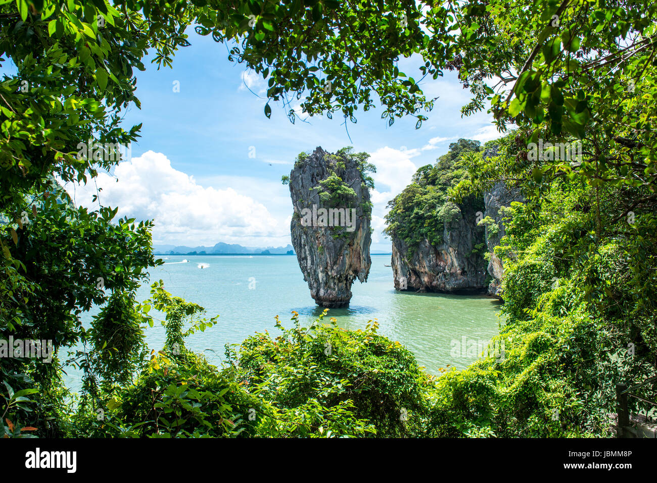 Isola di James Bond in Phang-nga Thailandia. Foto Stock