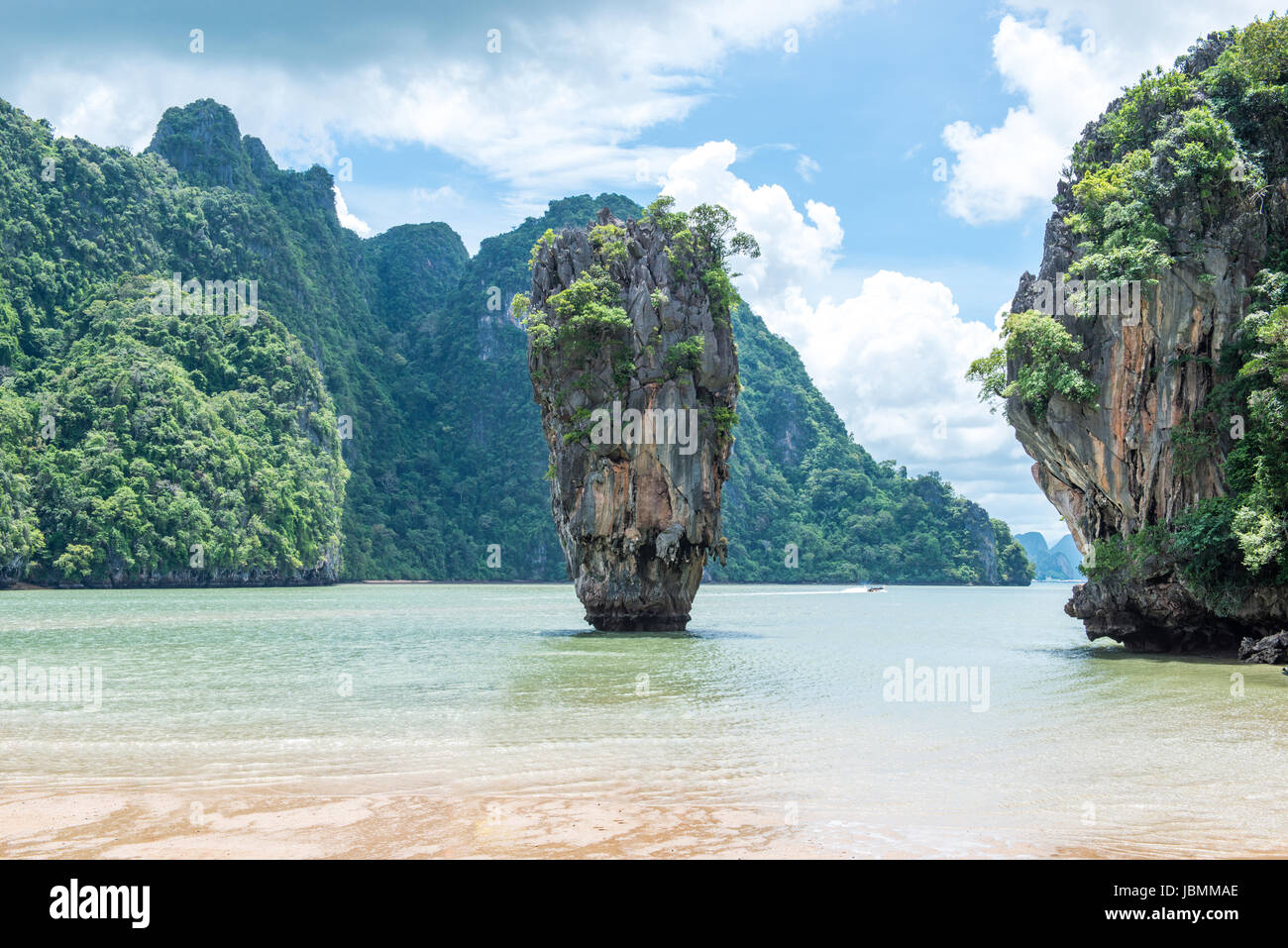 Isola di James Bond in Pang-nga Thailandia. Foto Stock
