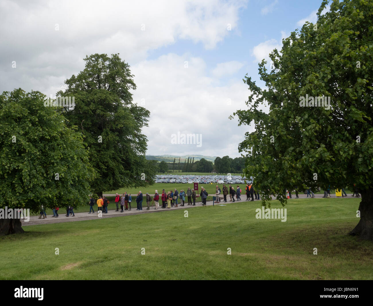 RHS Chatsworth Flower Show 2017 Foto Stock