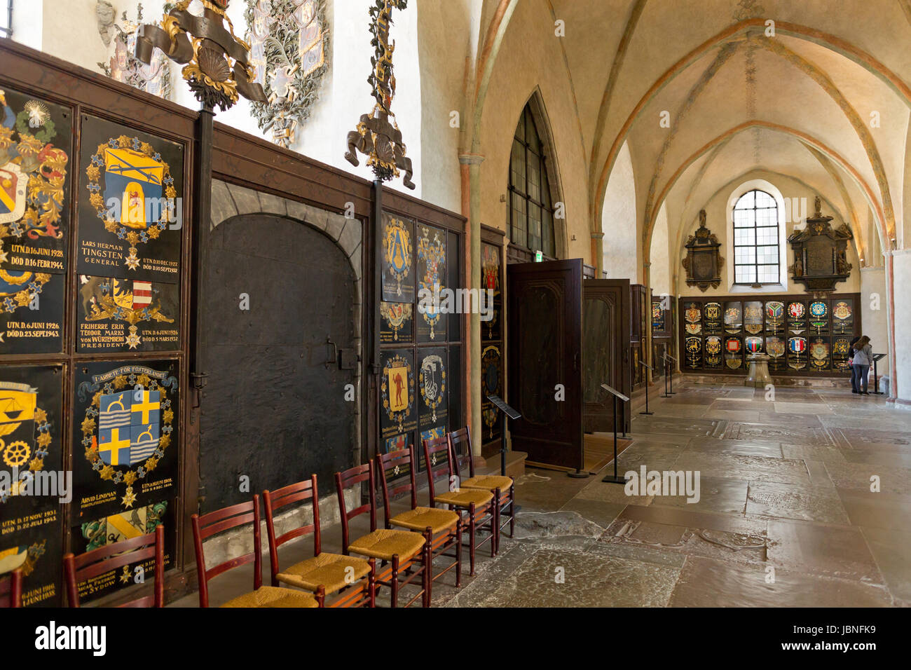 Stoccolma, Svezia - Riddarholmskyrkan (Riddarholm ) Chiesa di Riddarholmen Foto Stock