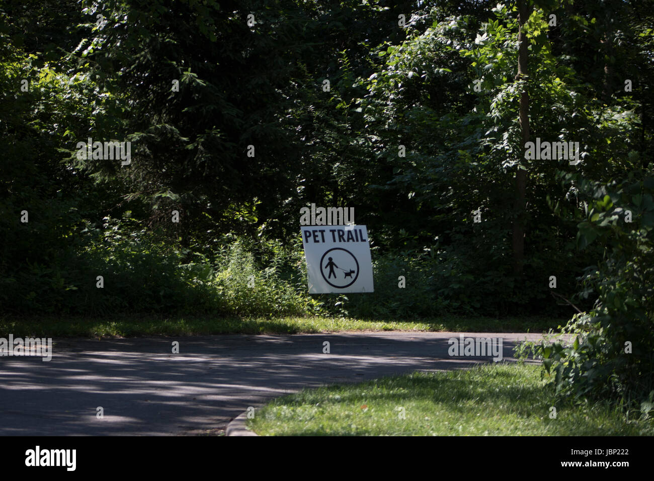 Foto dal pet trail a boschi blendon metro park, oh, Stati Uniti d'America Foto Stock