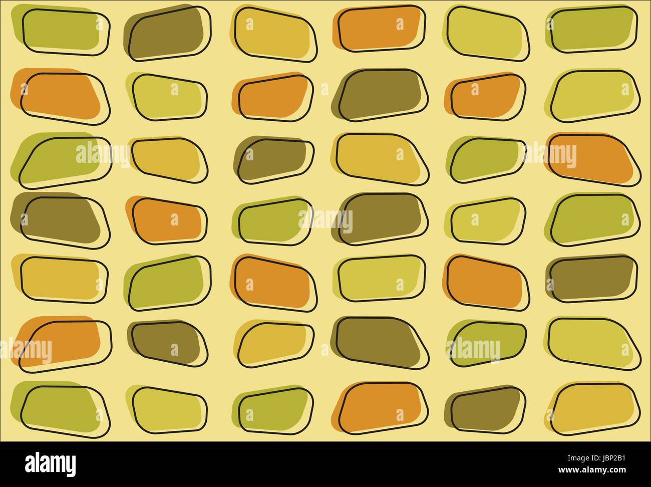 Retrò Trampolino Background-Vector retrò Trampolino sfondo utilizzando i colori comuni e strutturali di forme mod degli anni cinquanta, sessanta, settanta epoche Illustrazione Vettoriale