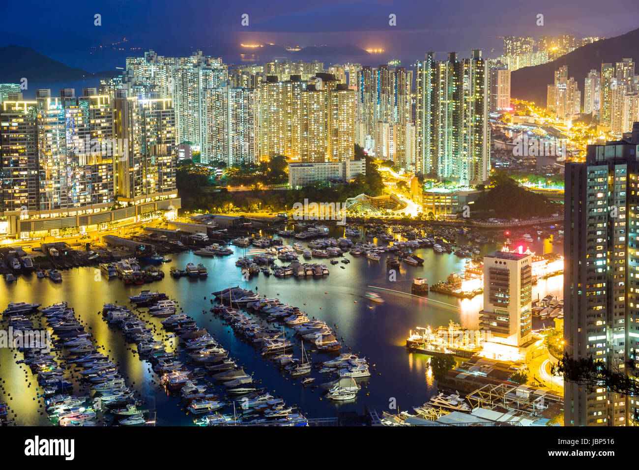 Hong Kong downtown Foto Stock