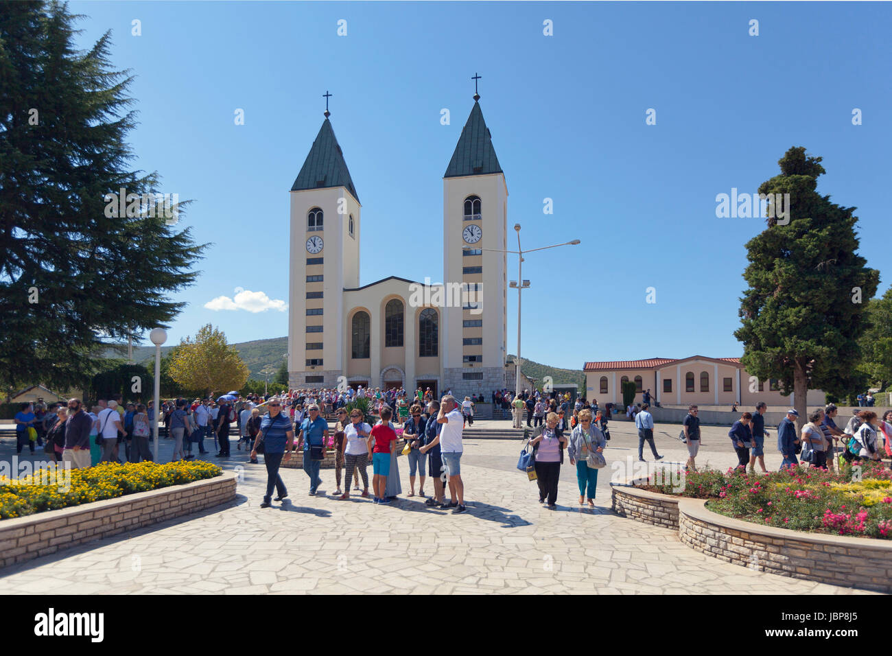 Chiesa della Madonna di Medjugorje Foto Stock