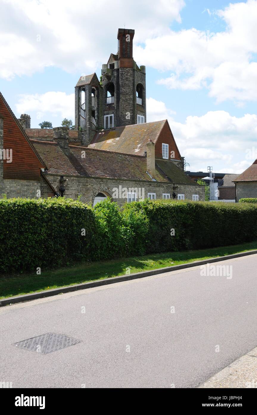 "I Chiostri', Letchworth Garden City Hertfordshire, sono state costruite in 1905-7 per Miss Annie Lawrence come una scuola per adulti Foto Stock