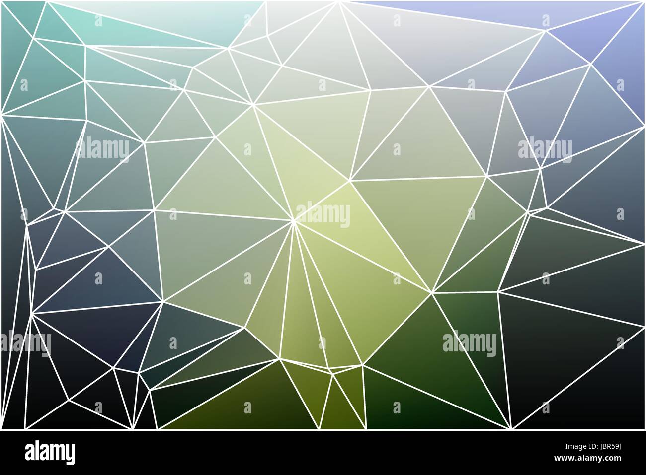 Giallo grigio viola basso astratta geometrica poly lo sfondo con il triangolo bianco maglia. Illustrazione Vettoriale