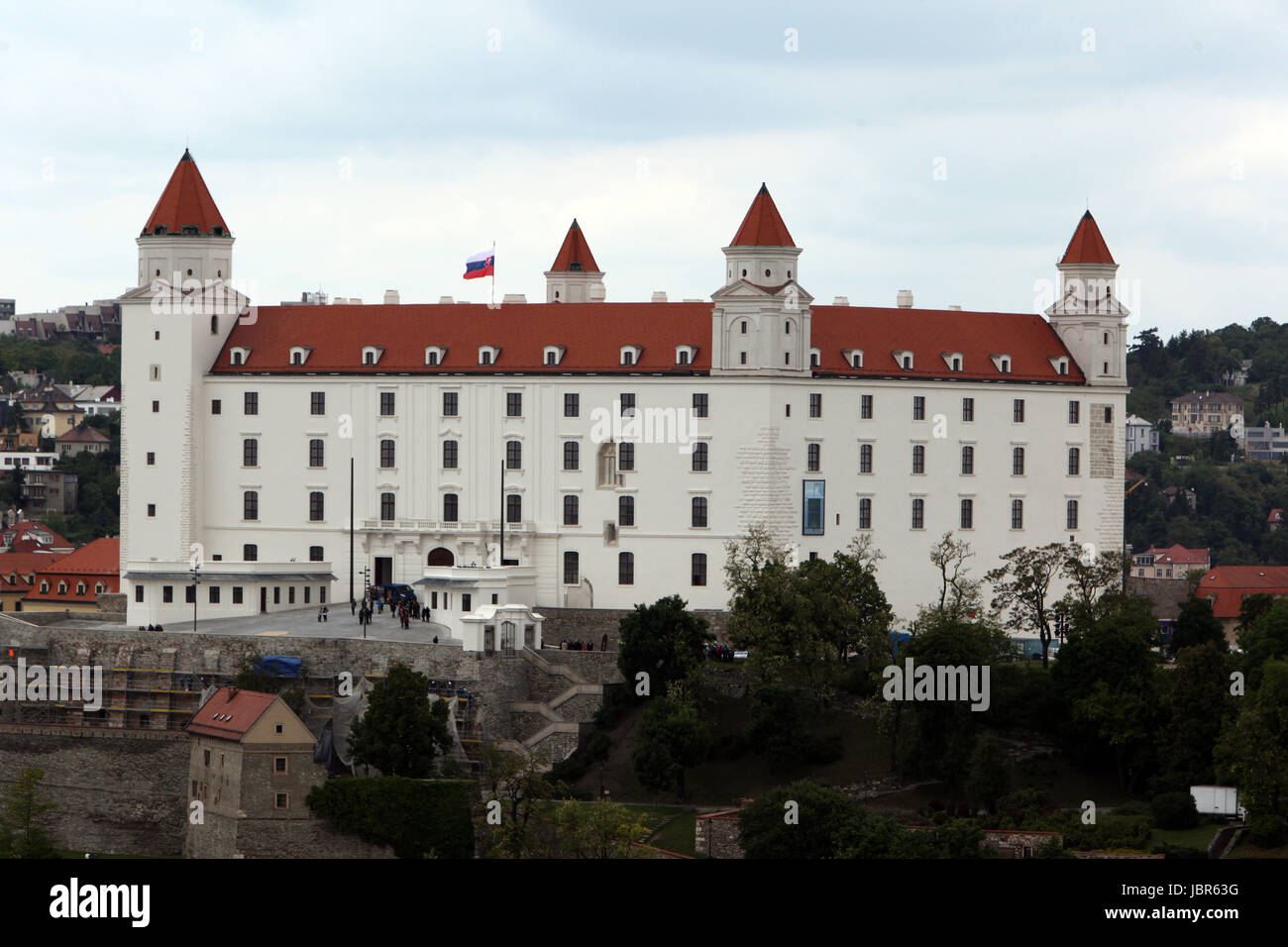 Die Pressburg in der Altstadt in Bratislava der Hauptstadt der Slowakei. Foto Stock