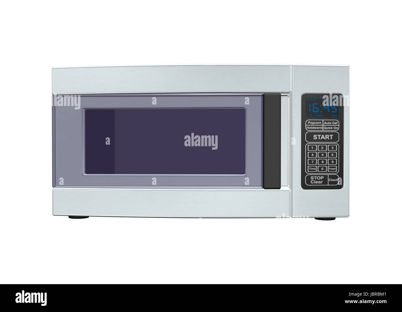 3D render digitale di un forno a microonde isolati su sfondo bianco Foto  stock - Alamy