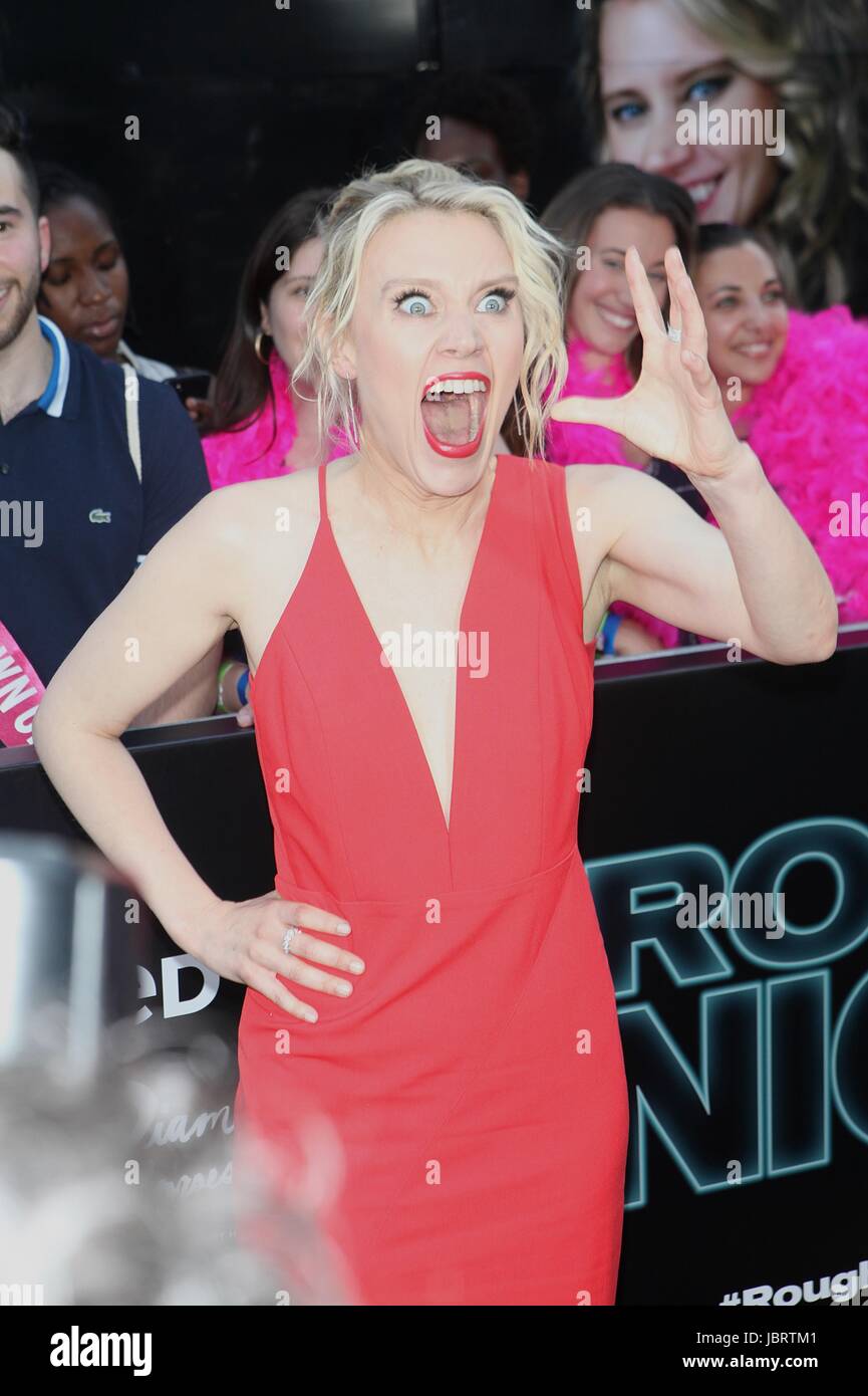 New York, NY, STATI UNITI D'AMERICA. 12 Giugno, 2017. Kate McKinnon presso la "ruvida notte' New York Premeire a AMC Loews Lincoln Square 13 il 12 giugno 2017 a New York City. Credito: Diego Corredor/media/punzone Alamy Live News Foto Stock