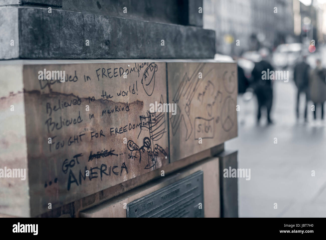 Citazione di libertà Foto Stock