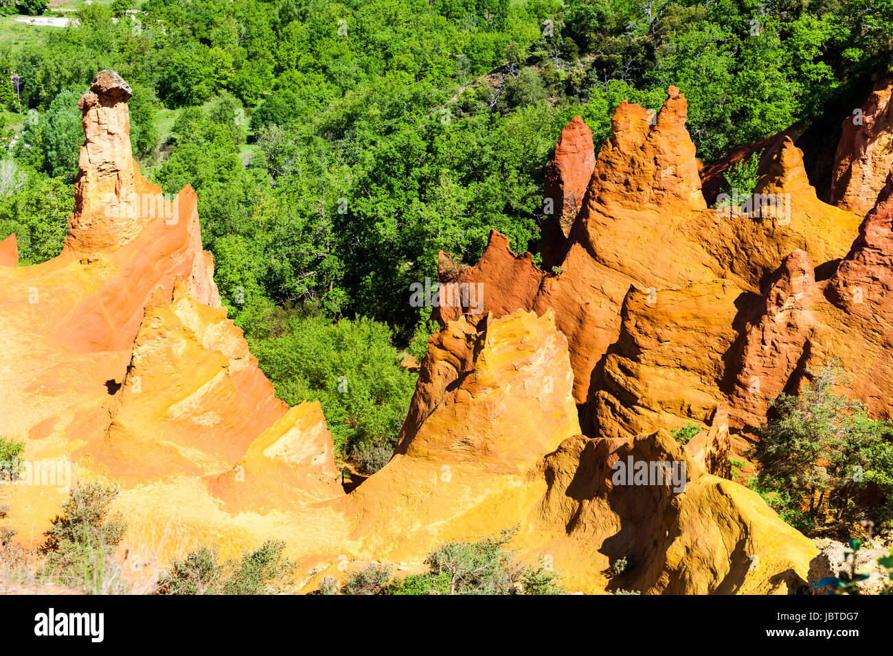 Colorado provenzale, Provenza, Francia Foto Stock