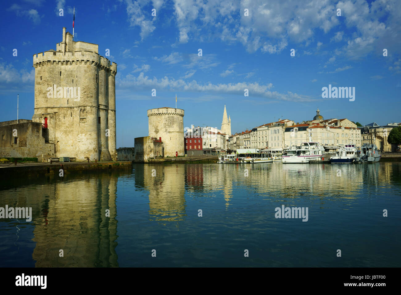 Porto e fort a La Rochelle Charente Maritime département, Nouvelle-Aquitaine région Francia Foto Stock