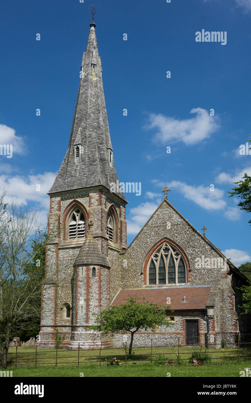 Inghilterra, Hampshire, Preston Candover, chiesa Foto Stock