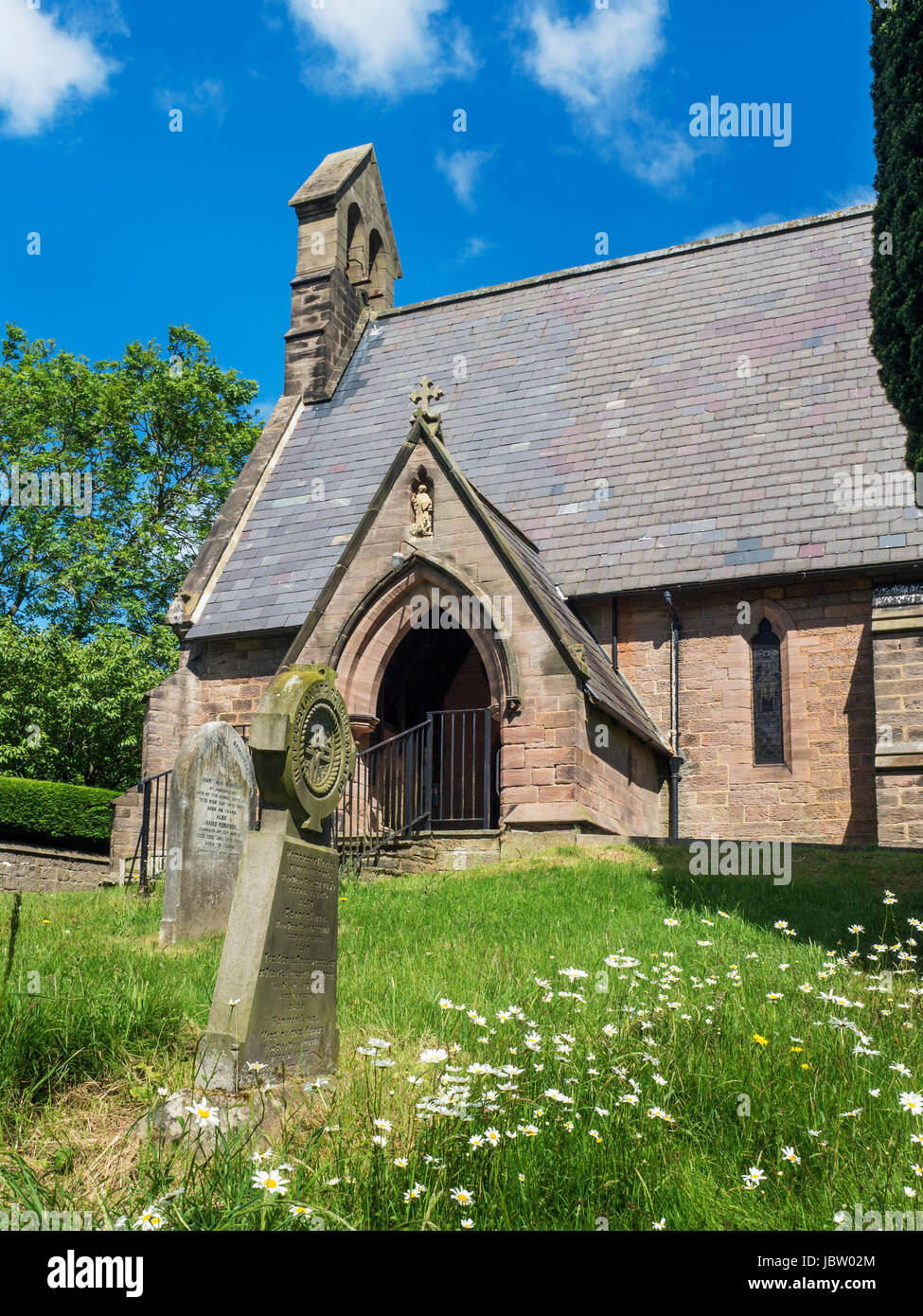 San Michele Arcangelo Chiesa Parrocchiale a Markington North Yorkshire, Inghilterra Foto Stock