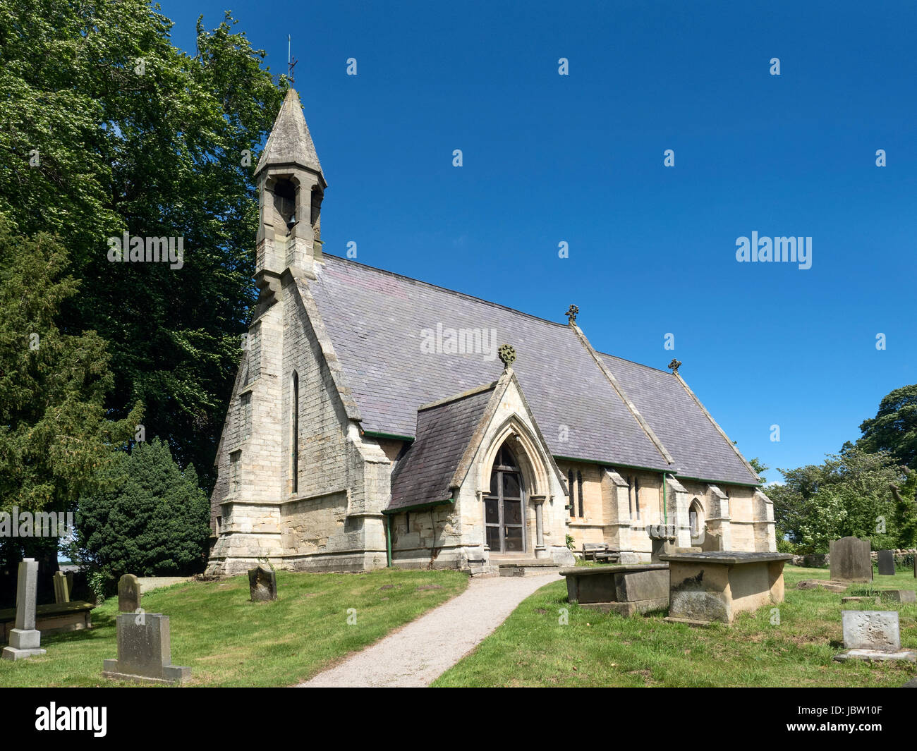 Chiesa Parrocchiale di San Wilfrid a sud Stainley vicino a Ripon North Yorkshire, Inghilterra Foto Stock