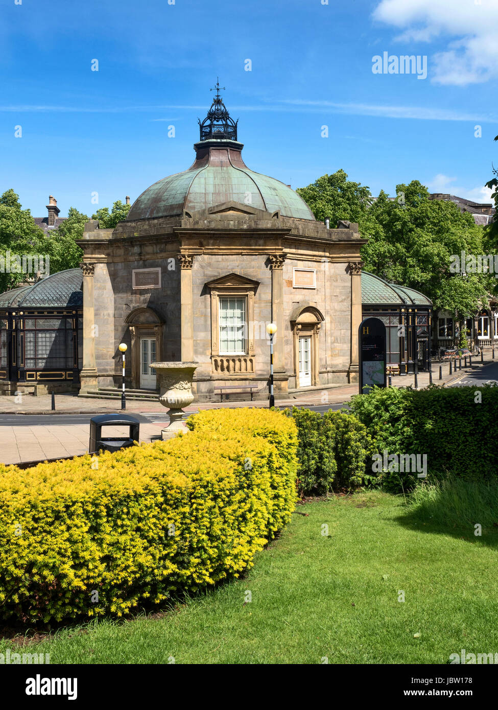 Il Royal Pump Room Museum è un edificio classificato di grado II* In Harrogate North Yorkshire Inghilterra Foto Stock