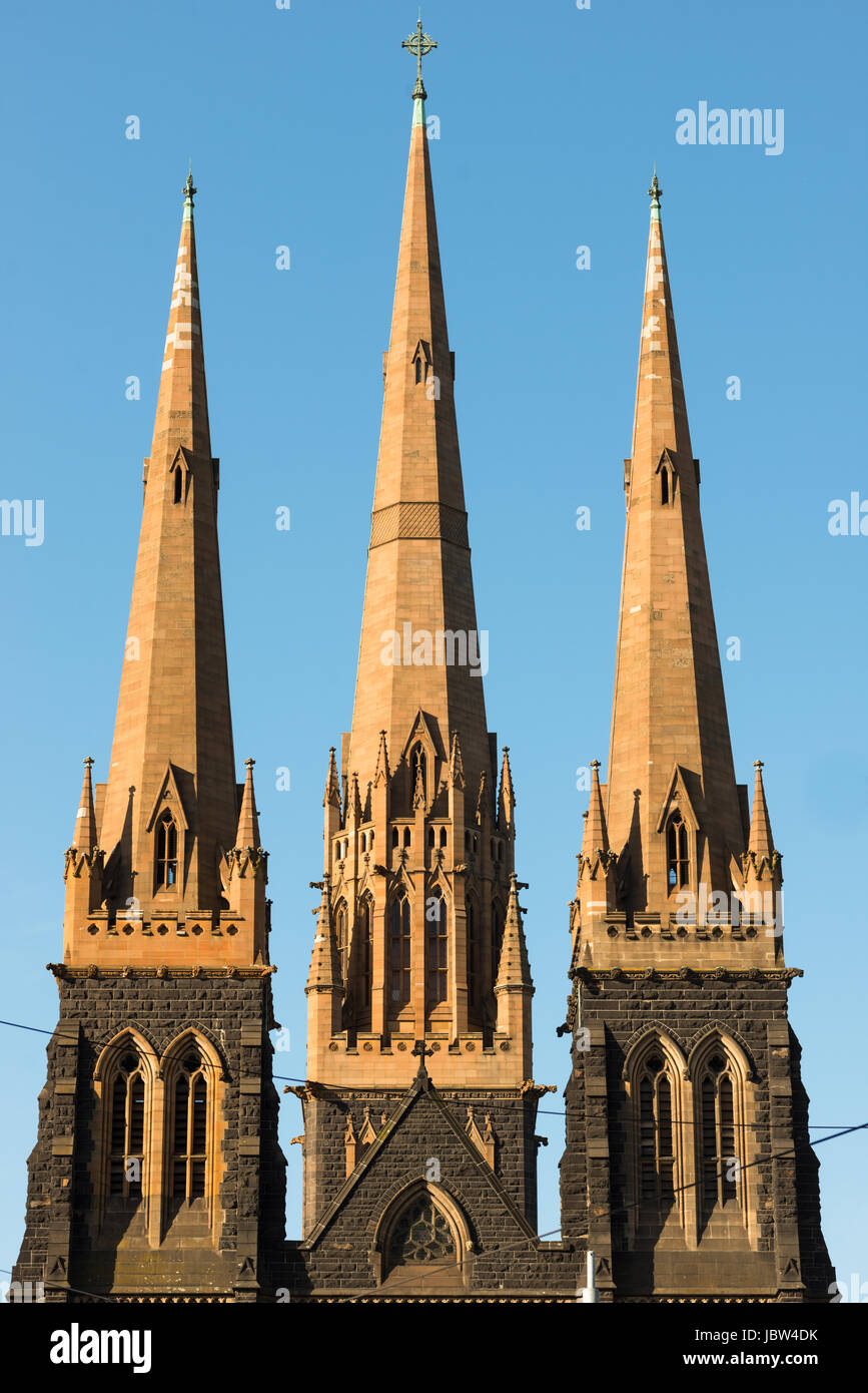 St Patricks cathedral Melbourne, Victoria, Australia Foto Stock