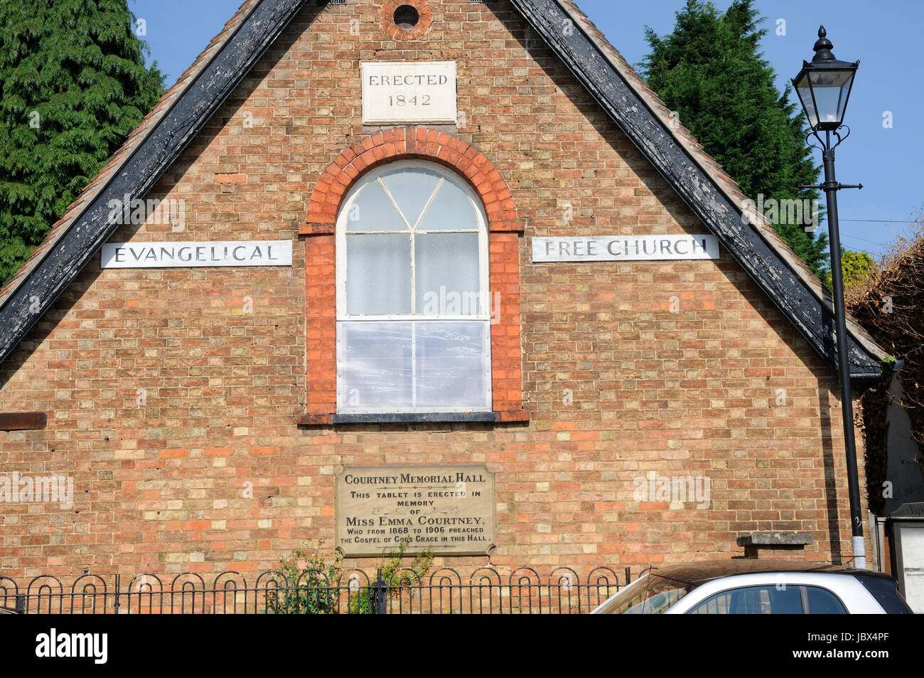 Courtney Memorial Hall. Aspley Guise, Bedfordshire Foto Stock