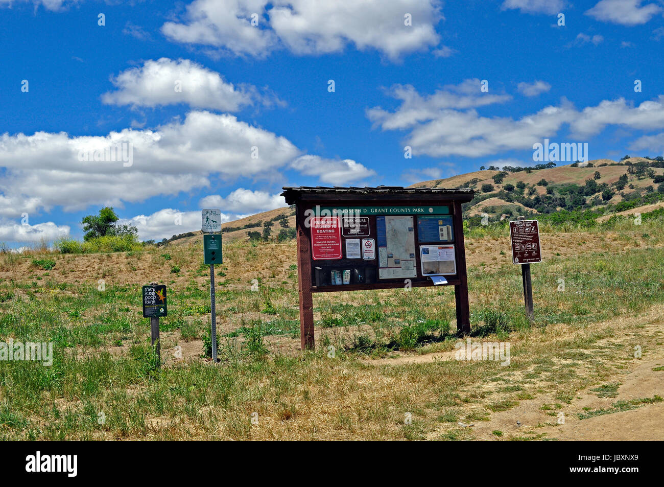 Giuseppe D. Grant County Park, segni, Santa Clara County, California, Stati Uniti d'America Foto Stock