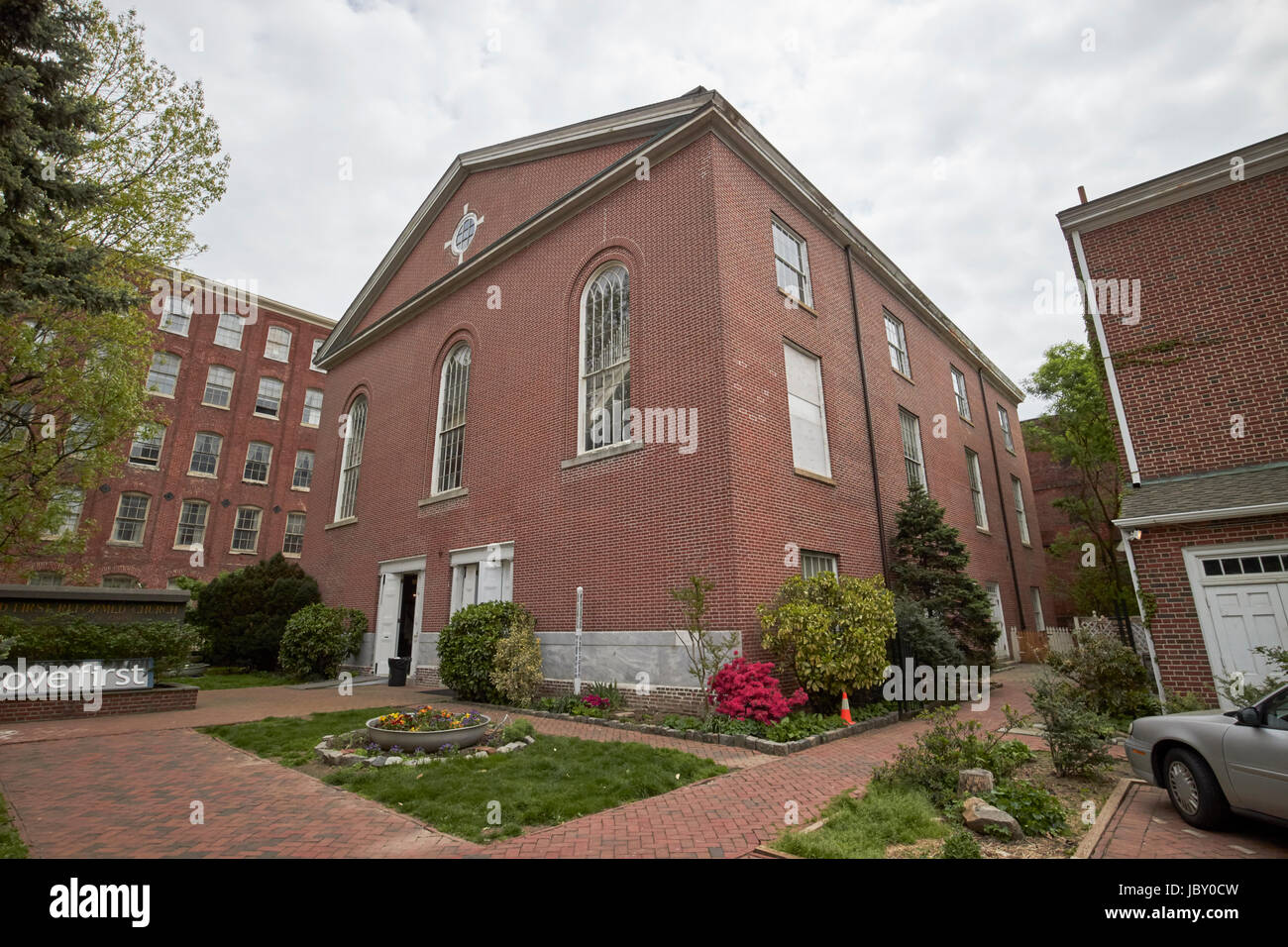 Vecchio prima chiesa riformata Philadelphia STATI UNITI D'AMERICA Foto Stock