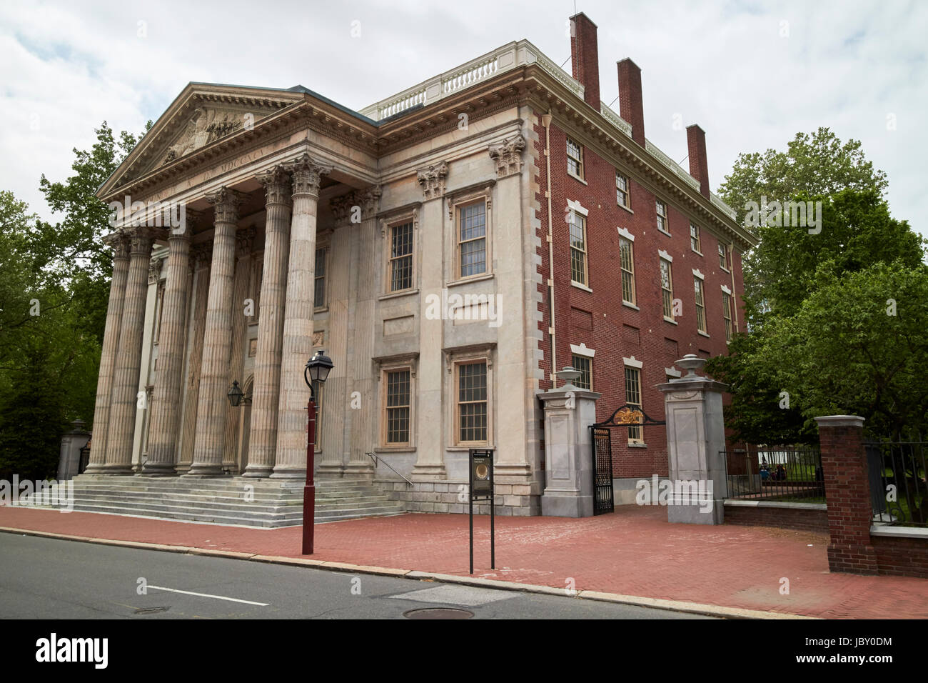 La prima banca del regno seduta Philadelphia STATI UNITI D'AMERICA Foto Stock