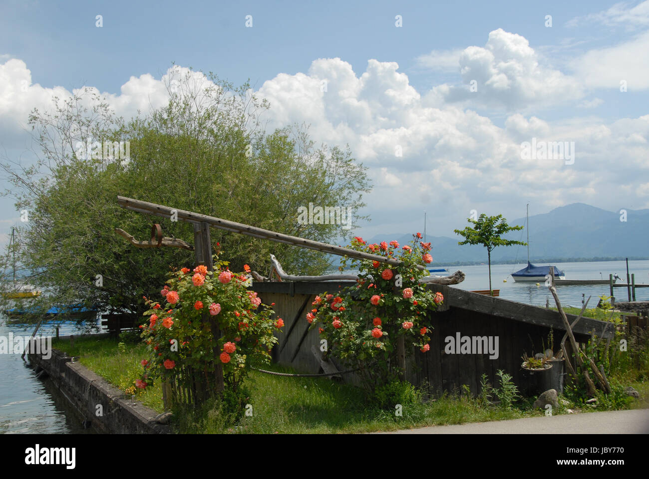 Chiemsee fraueninsel Foto Stock