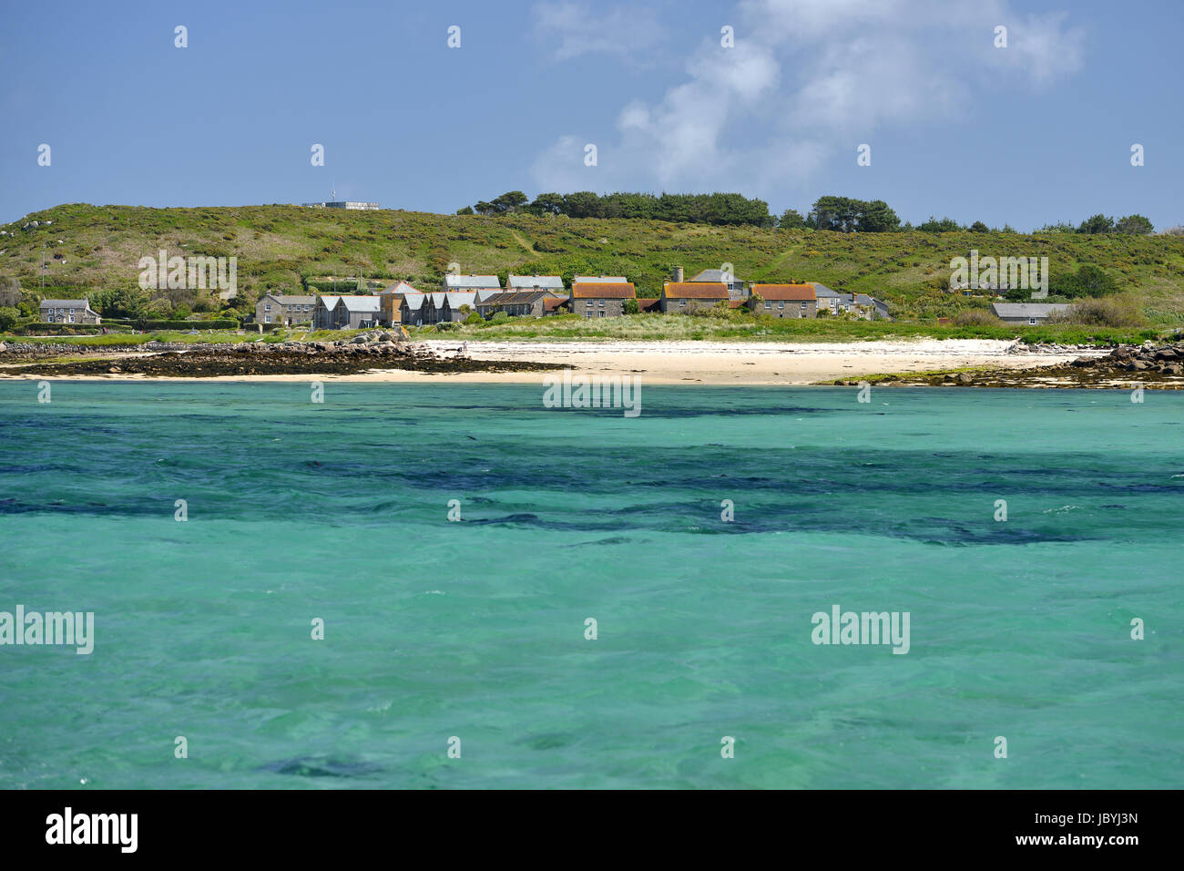 Bryher, Isole Scilly. Foto Stock
