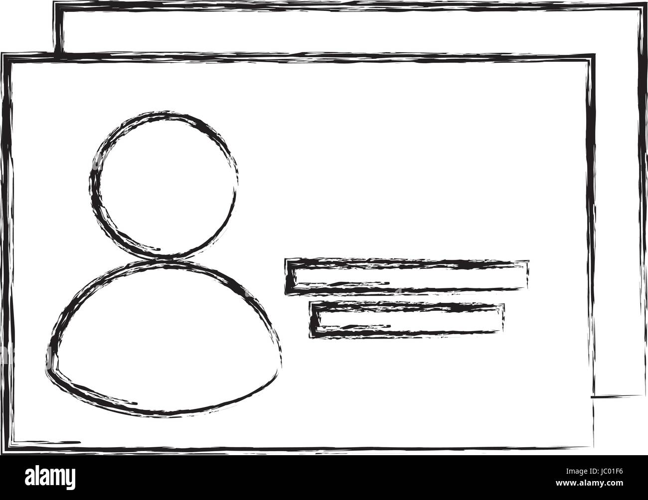 Distintivo di identificazione icona isolato Illustrazione Vettoriale