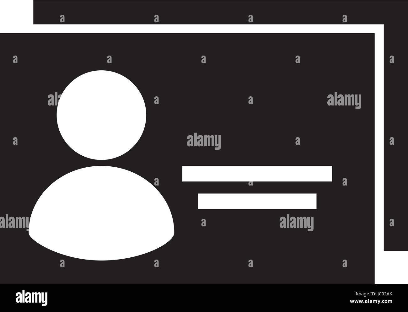 Distintivo di identificazione icona isolato Illustrazione Vettoriale
