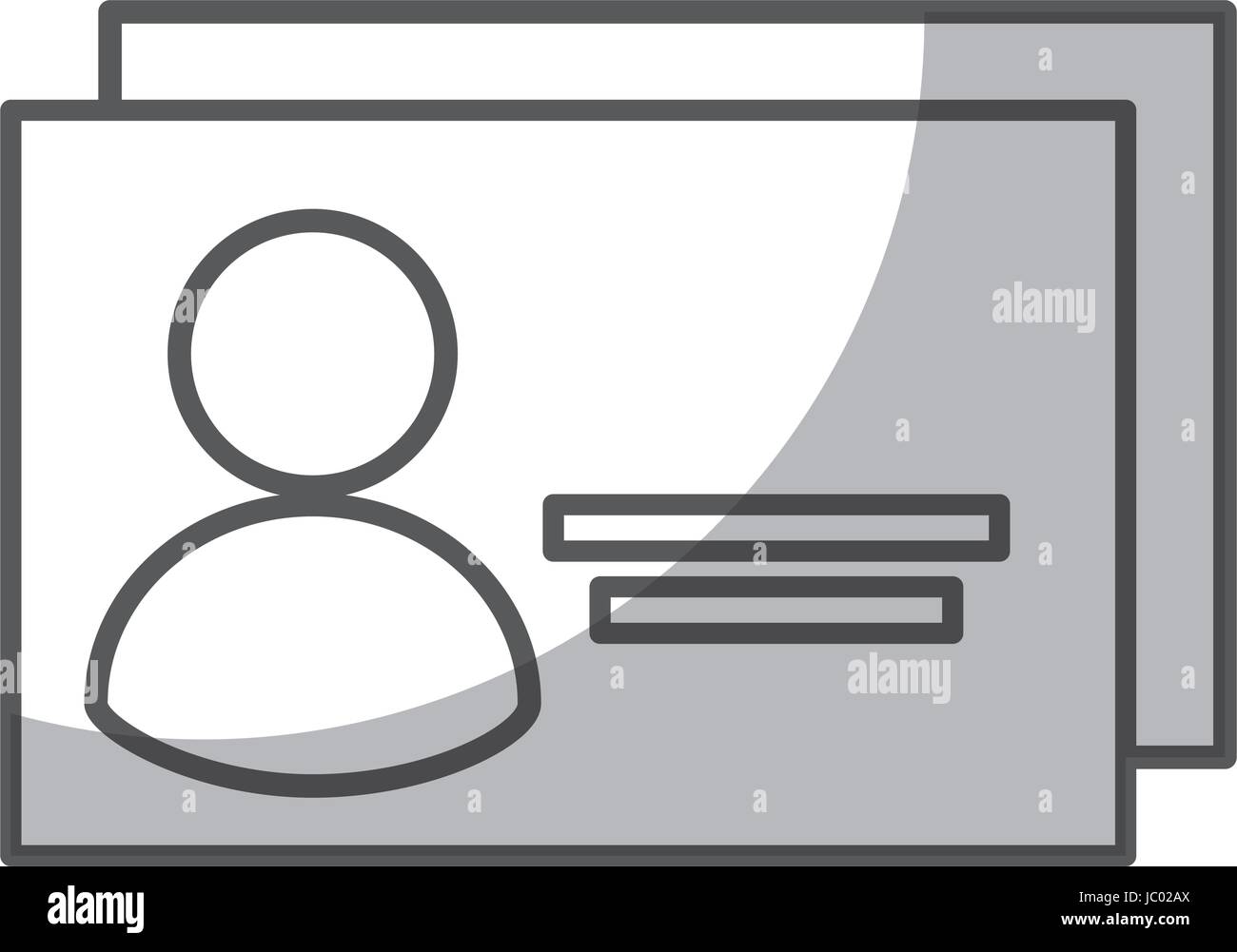 Distintivo di identificazione icona isolato Illustrazione Vettoriale