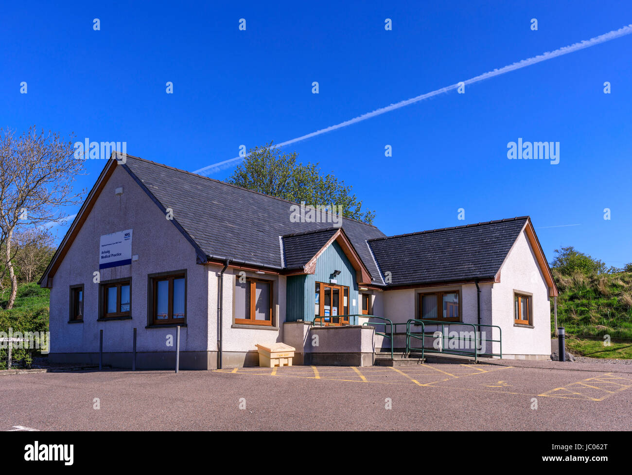Arisaig pratica medica, altopiani, Scozia Foto Stock